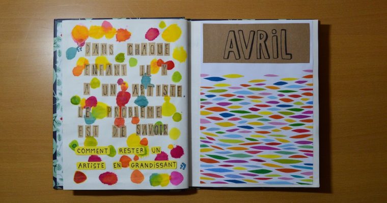 Mon « bullart » journal du mois d’avril